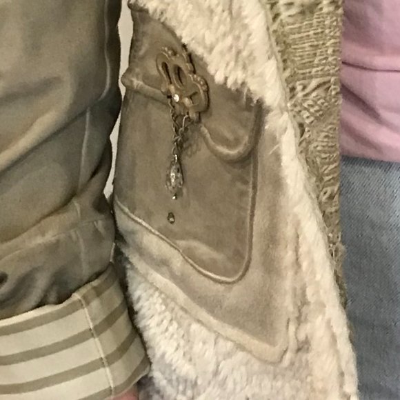 Faux Fur/Suede blazer - Picture 3 of 9